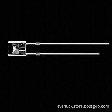 Rectangle-shaped Pure White LED Diode, 6,500 to 7,500K, 2 x 3 x 4mm